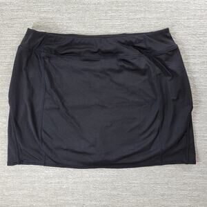 Tangerine Activewear Skort Womens XXL Black Fitness Tennis Workout Golf Running